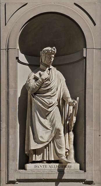 2 Statue Of Dante Alighieri Uffizi Gallery Image PICRYL Public