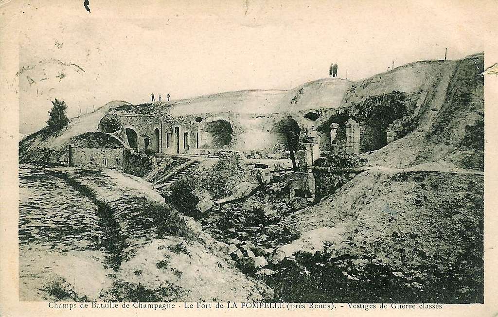 Vestiges du Fort de la Pompelle après la Grande Guerre - PICRYL Public ...