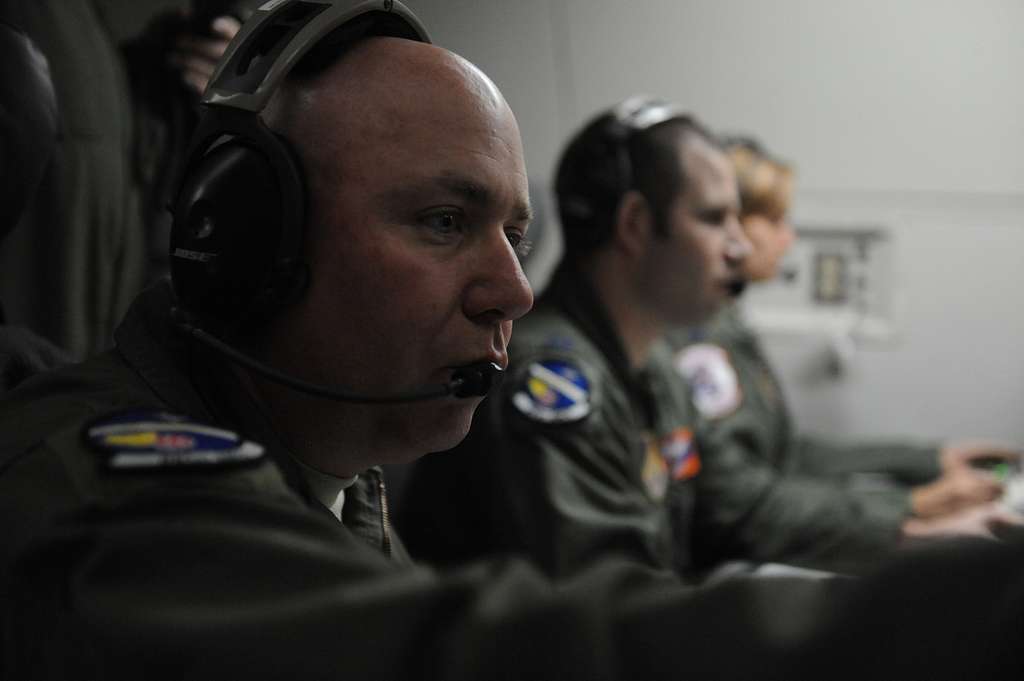 Air Force Maj. Steven Kirkland, E-3 Sentry Airborne - PICRYL - Public ...