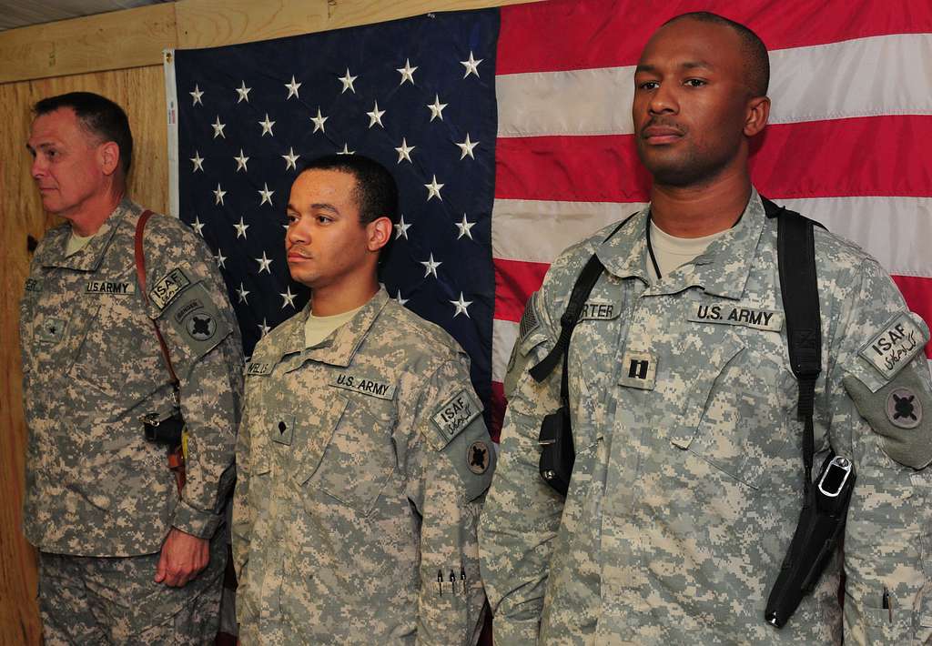 (From left) U.S. Army Brig. Gen. Philip Fisher, commander - NARA ...