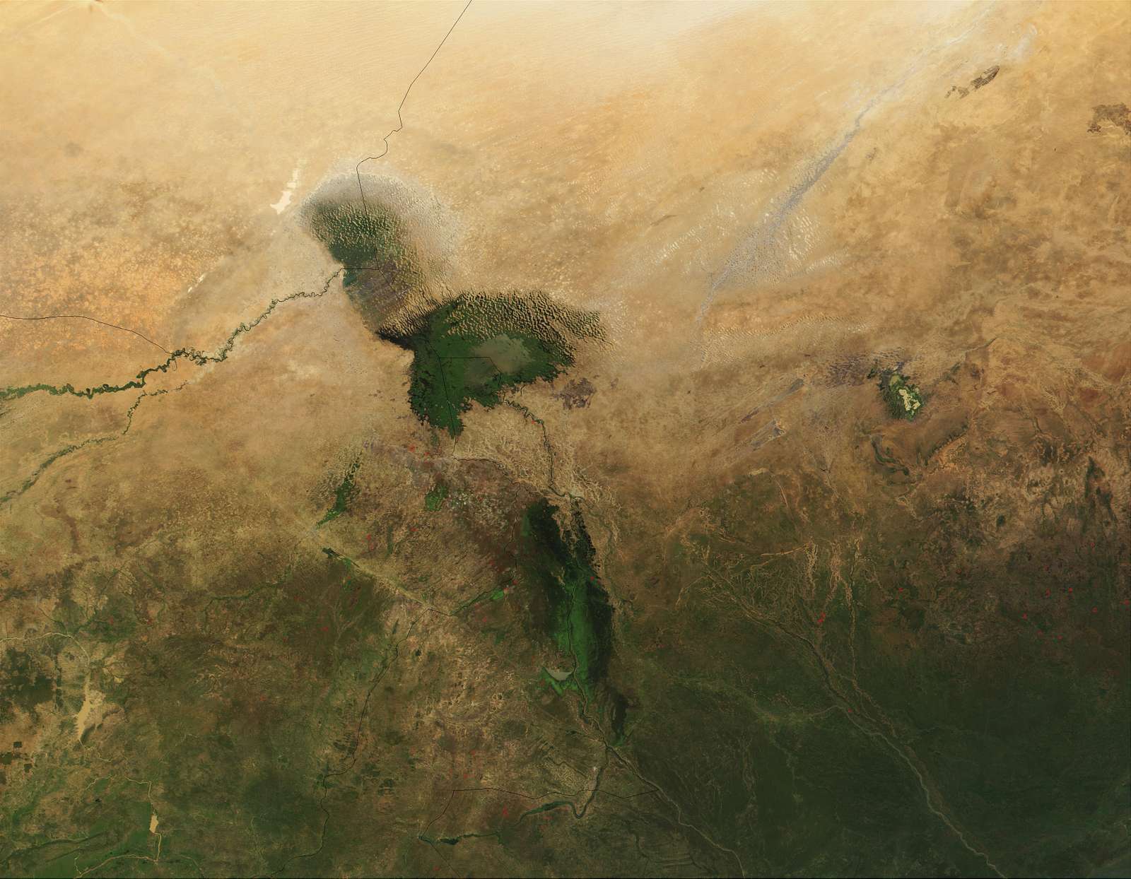 Lake Chad and the Sahel : Image of the Day - NARA & DVIDS Public Domain 