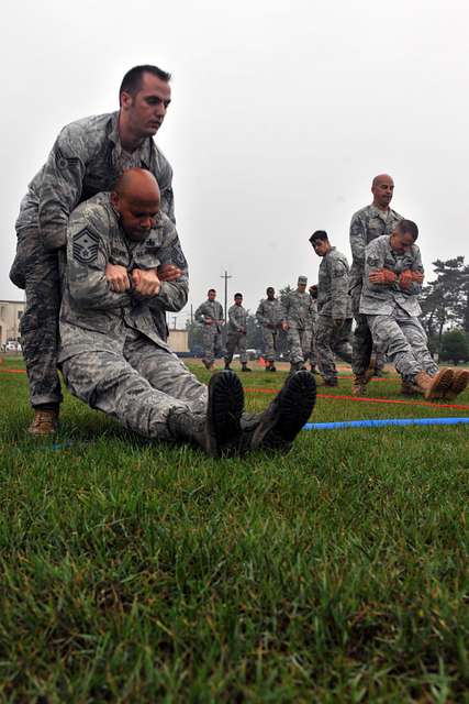 Airmen compete in the maneuver under fire portion of - PICRYL Public ...