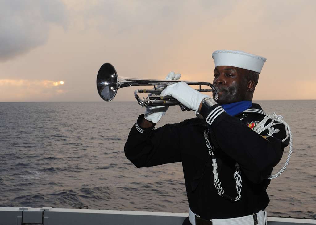 Burial at sea ceremony aboard USS Enterprise - NARA & DVIDS Public ...