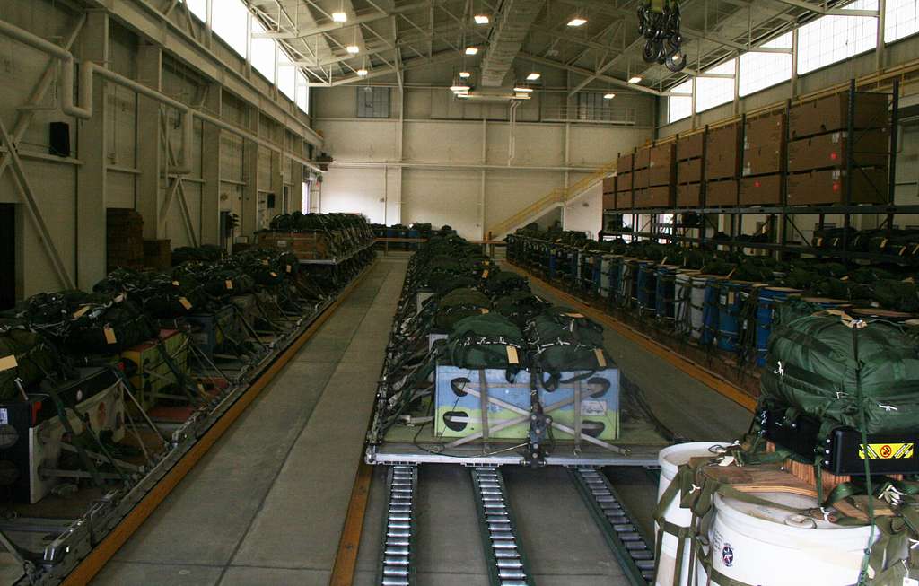 Airdrop bundles are shown in the 62nd Aerial Port Squadron - PICRYL ...