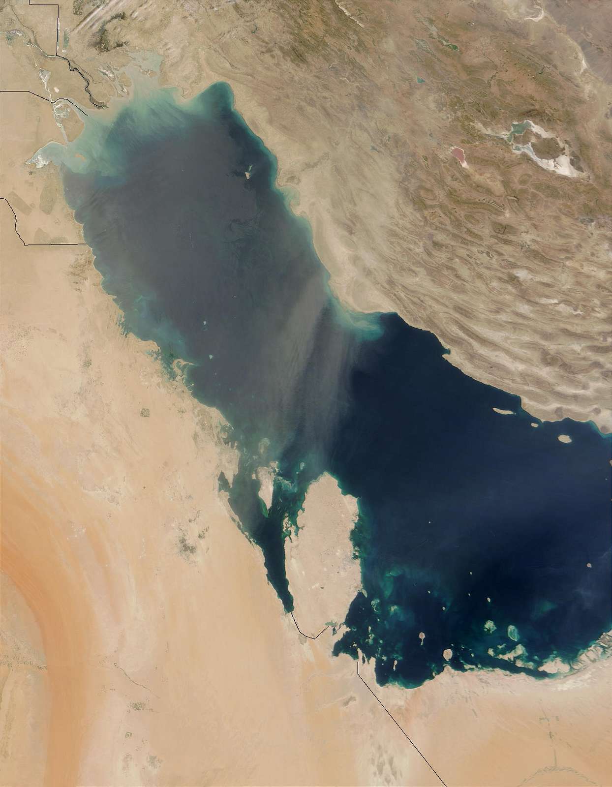 Dust Storm Over Persian Gulf Natural Hazards Nara And Dvids Public