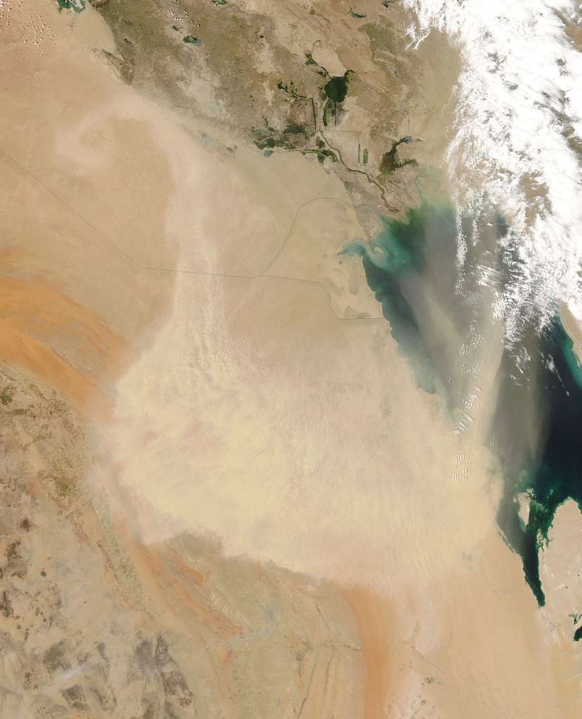 Massive Dust Cloud over Saudi Arabia: Natural Hazards - PICRYL - Public ...