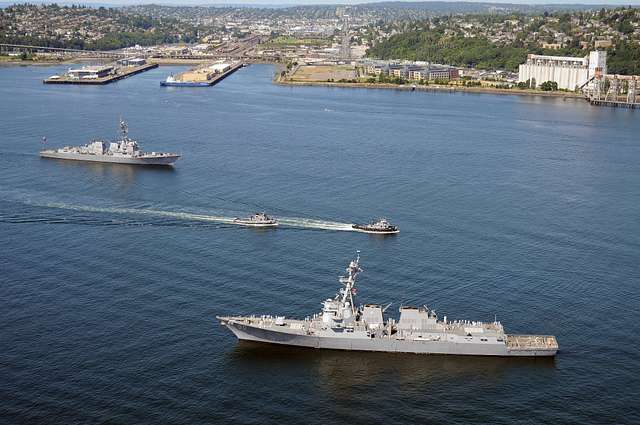 The Arleigh Burke-class Guided-missile Destroyers USS - PICRYL - Public Domain Media Search ...