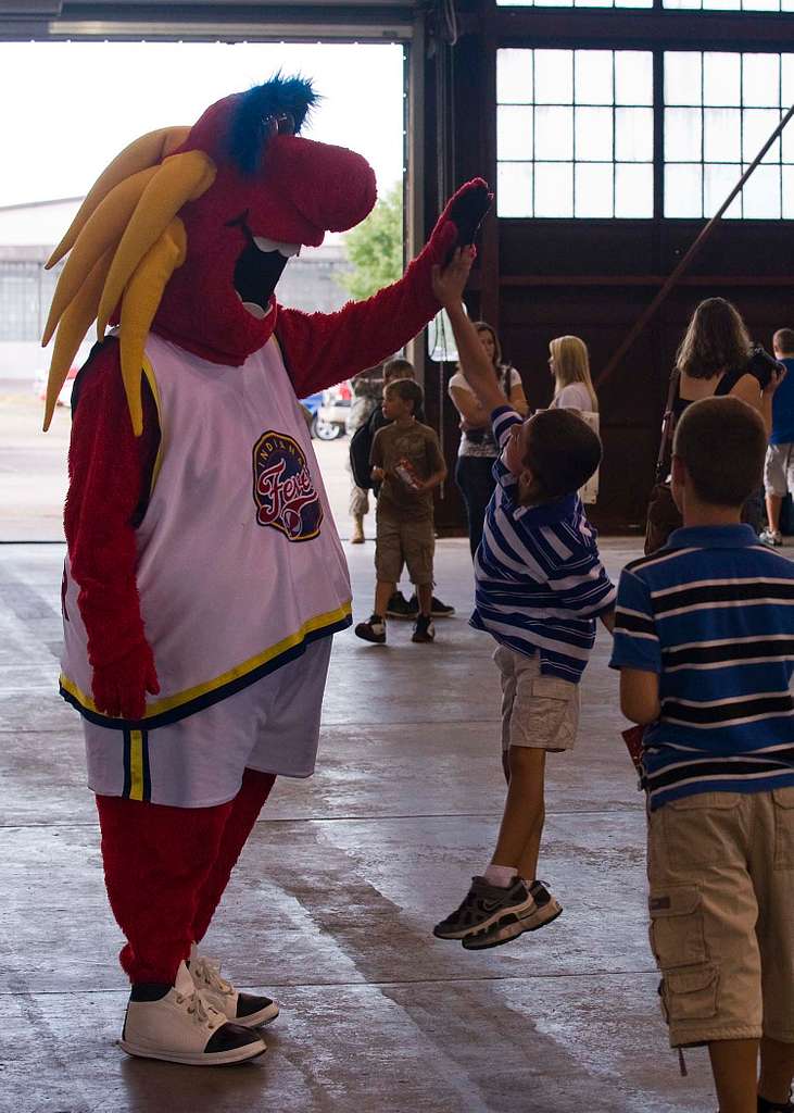 Screech, the mascot of the Washington Nationals baseball - NARA & DVIDS  Public Domain Archive Public Domain Search