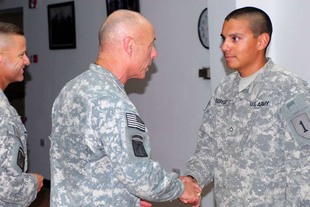 Lt. Gen. Frank Helmick, center, commanding general - PICRYL - Public ...