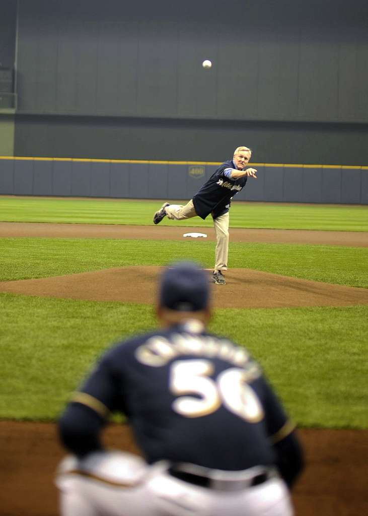 DVIDS - Images - CMC Throws First Pitch at Washington Nationals