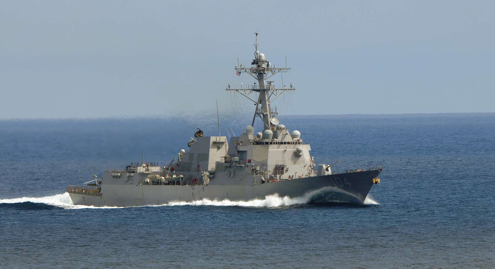 The Arleigh Burke-class guided-missile destroyer USS - NARA & DVIDS ...