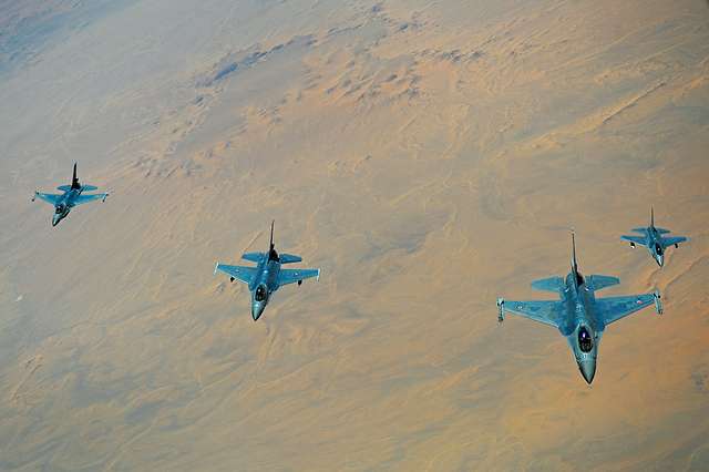 Royal Jordanian Air Force F-16 Fighting Falcon pilots - PICRYL Public ...