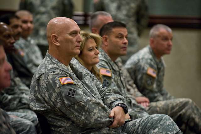 DVIDS - Images - Fort Carson Soldiers hold flag at Broncos game [Image 9 of  9]