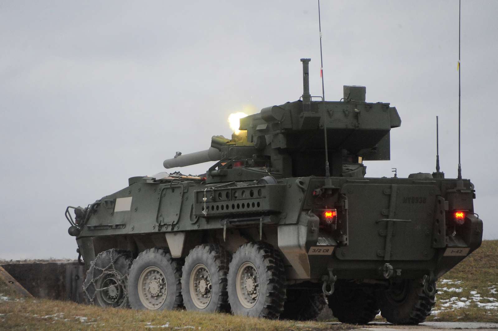 A U.S. Army soldier on a Stryker Mobile Gun System - NARA & DVIDS ...