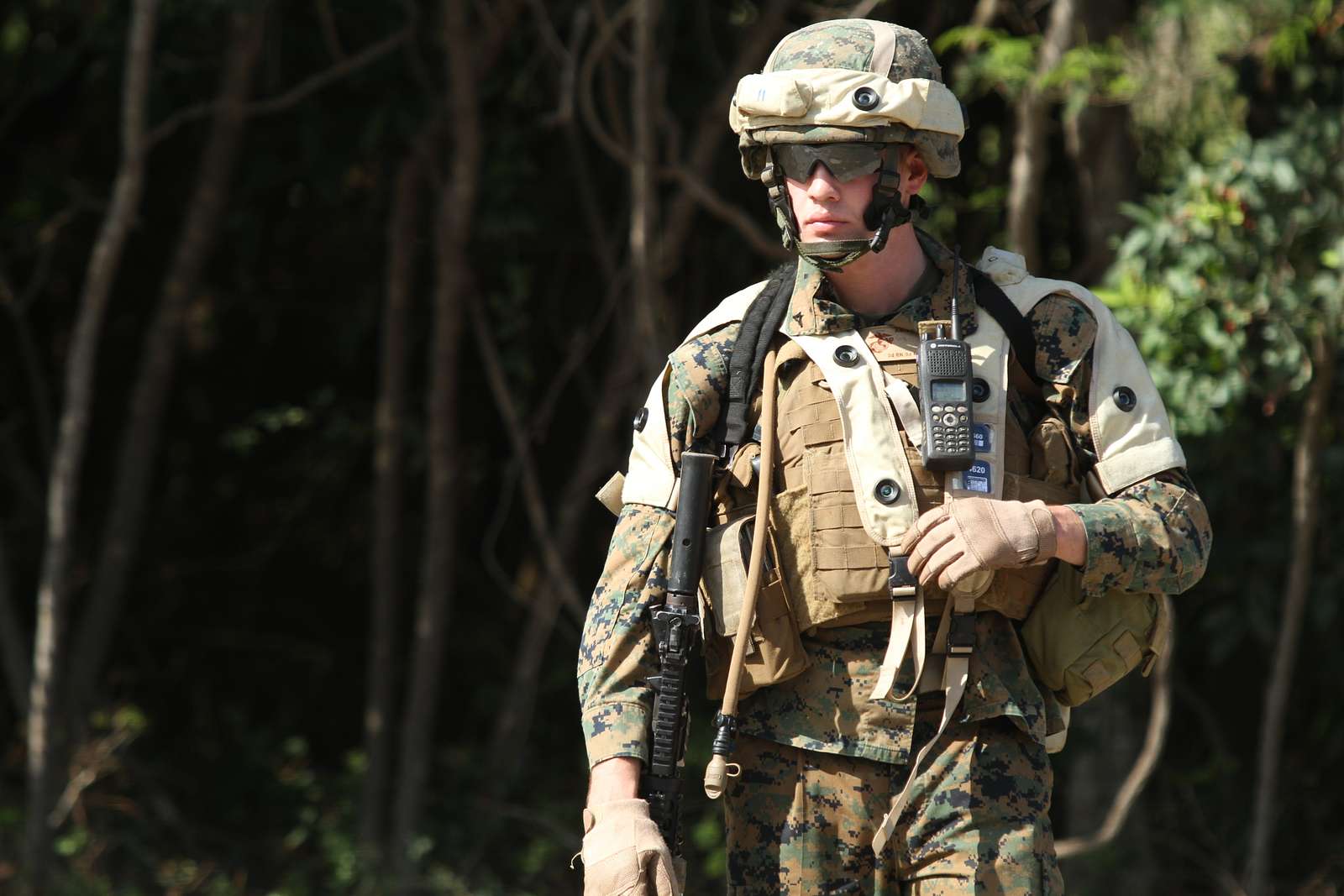 A U.S. Marine With Weapons Company, 2nd Battalion, - NARA & DVIDS ...