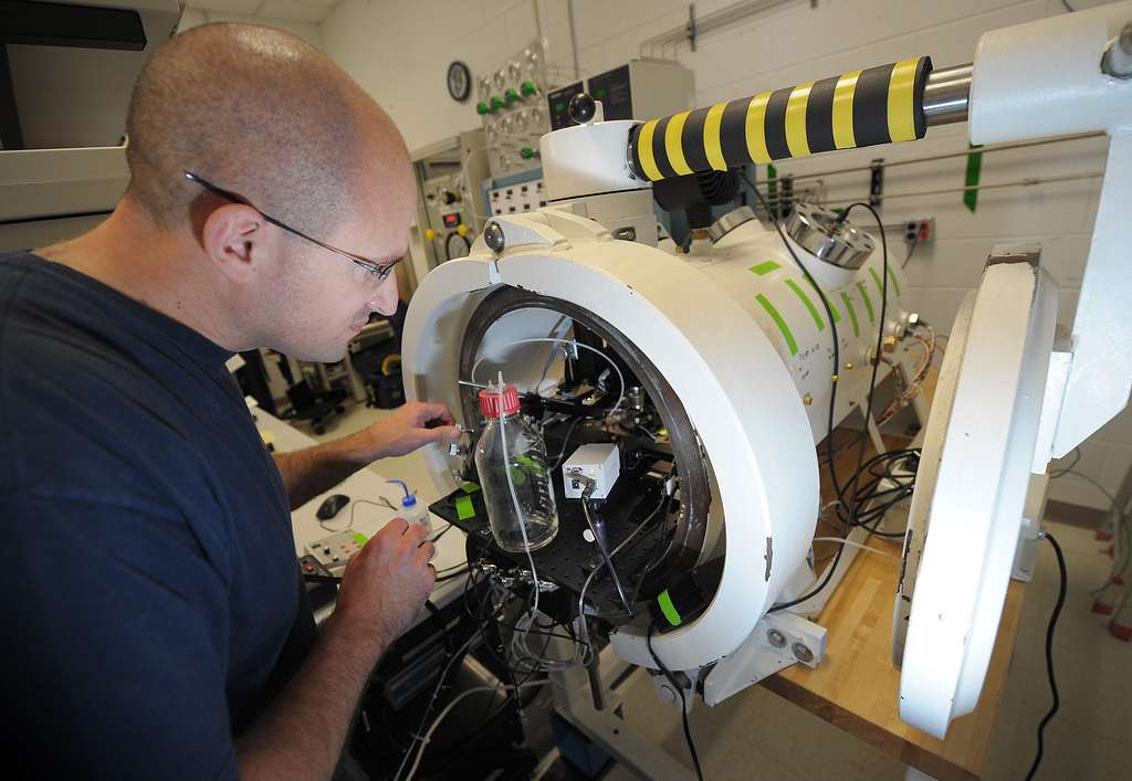 Lt. Denis Colomb, principal investigator with the Navy - NARA