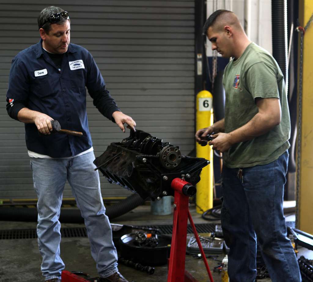 A man is working on a car's engine. Diagnosis auto repair workshop. -  PICRYL - Public Domain Media Search Engine Public Domain Search