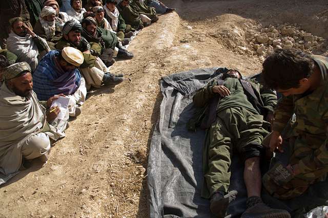 An Afghan National Army Special Forces Soldier Demonstrates - PICRYL ...