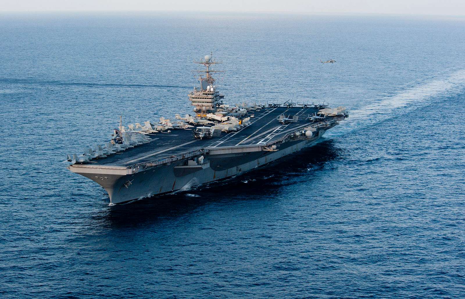 The Nimitz-class aircraft carrier USS Abraham Lincoln - NARA & DVIDS ...