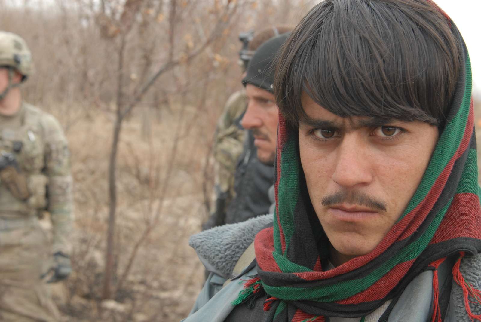 An Afghan Uniformed Policeman from Police Substation - NARA & DVIDS ...