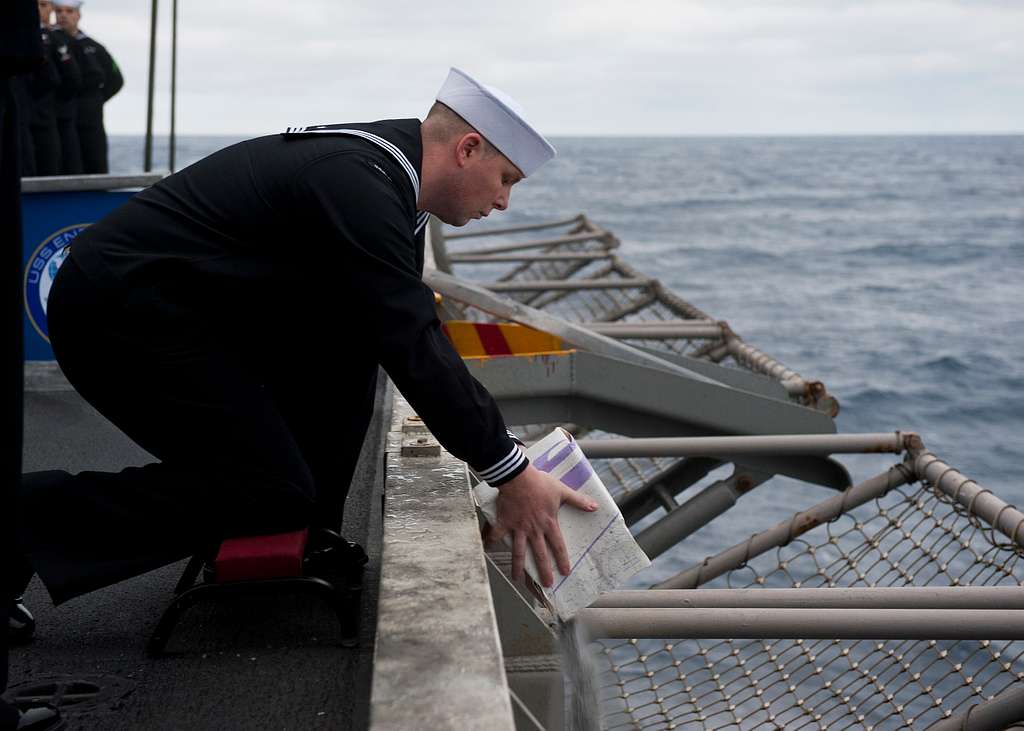 a-sailor-commits-cremated-remains-to-the-ocean-during-nara-dvids