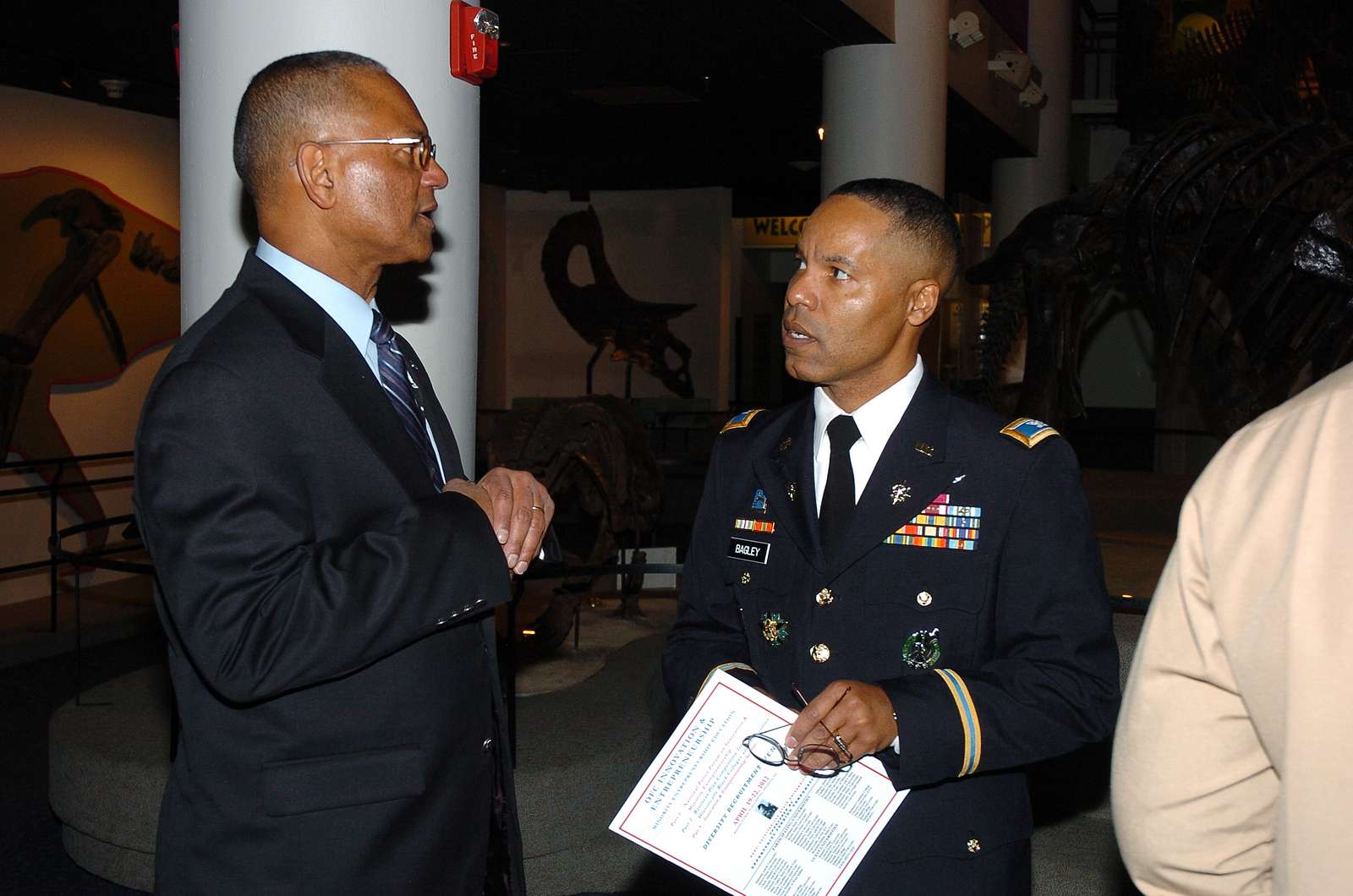 Col. Hubert Bagley, Director, Junior ROTC, Speaks With - NARA & DVIDS ...