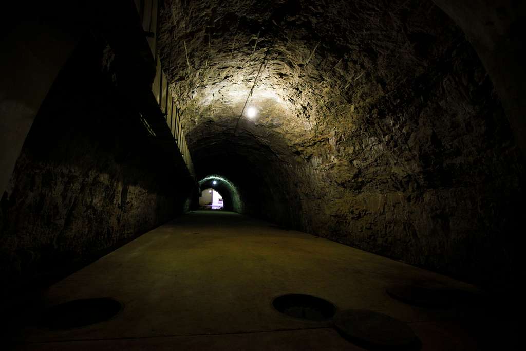 One of the irrigation tunnels underneath the Kajakai - PICRYL Public ...