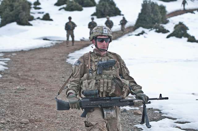 U.S. Army Pfc. Cristian Franco, a paratrooper assigned - PICRYL ...