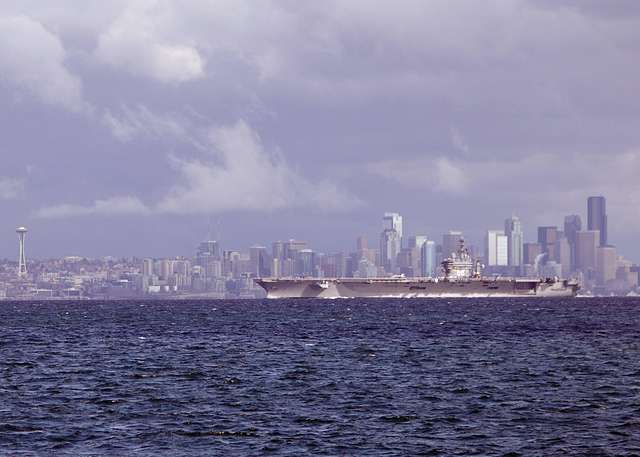 USS Nimitz Departs Naval Base Kitsap-Bremerton, March - PICRYL Public ...