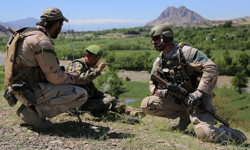 A U.S Army Special Forces adviser from Combined Special - PICRYL Public ...