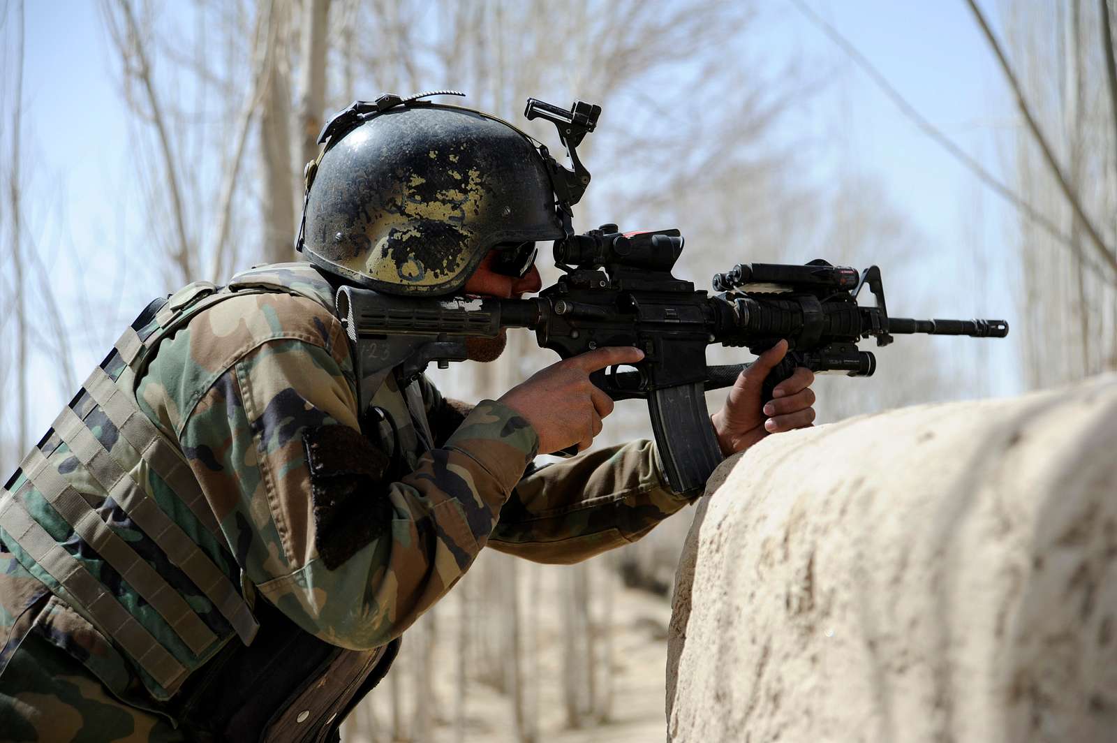 An Afghan National Army commando from 6th Commando - NARA & DVIDS ...