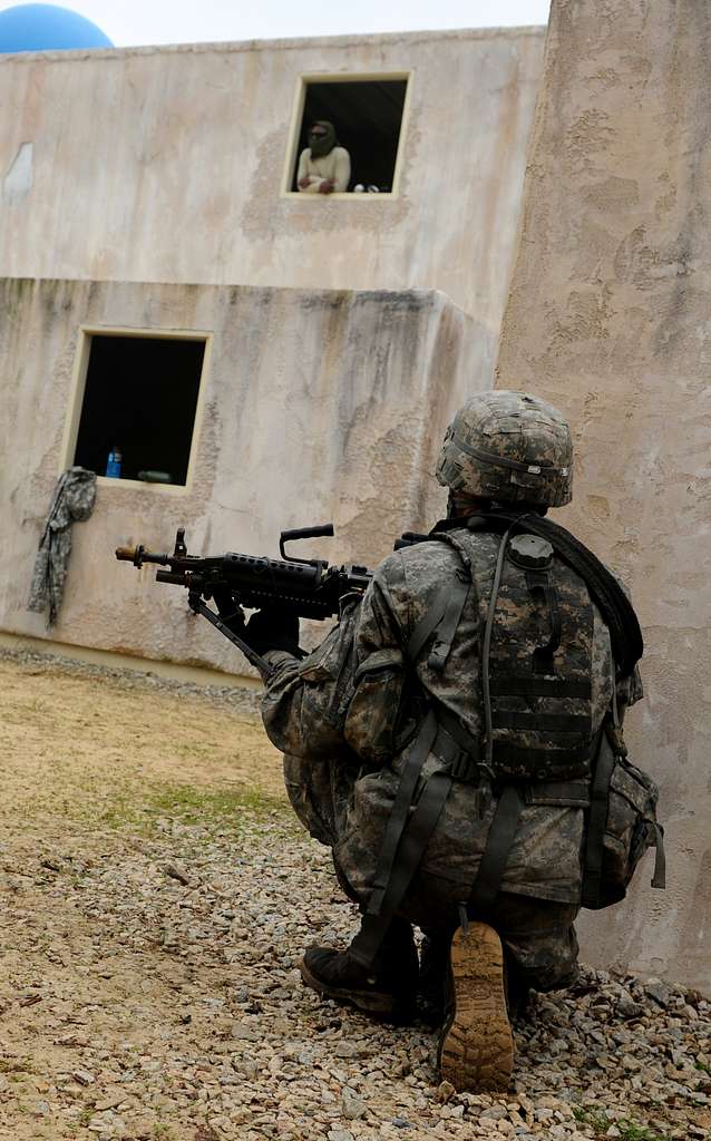 An Infantry Paratrooper With Company B, 2nd Battalion, - NARA & DVIDS ...