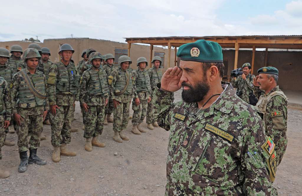 Afghan National Army Brig. Gen. Ziarat Shah, 207 Corps, - PICRYL ...