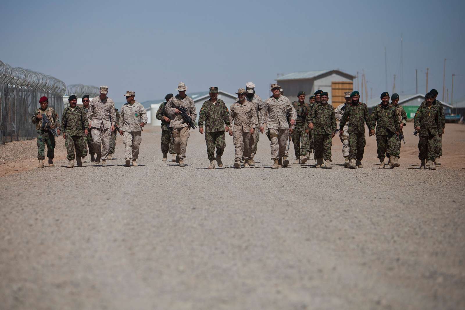 Afghan National Army (center) Brig. Gen. Mohammad Ali - NARA & DVIDS ...