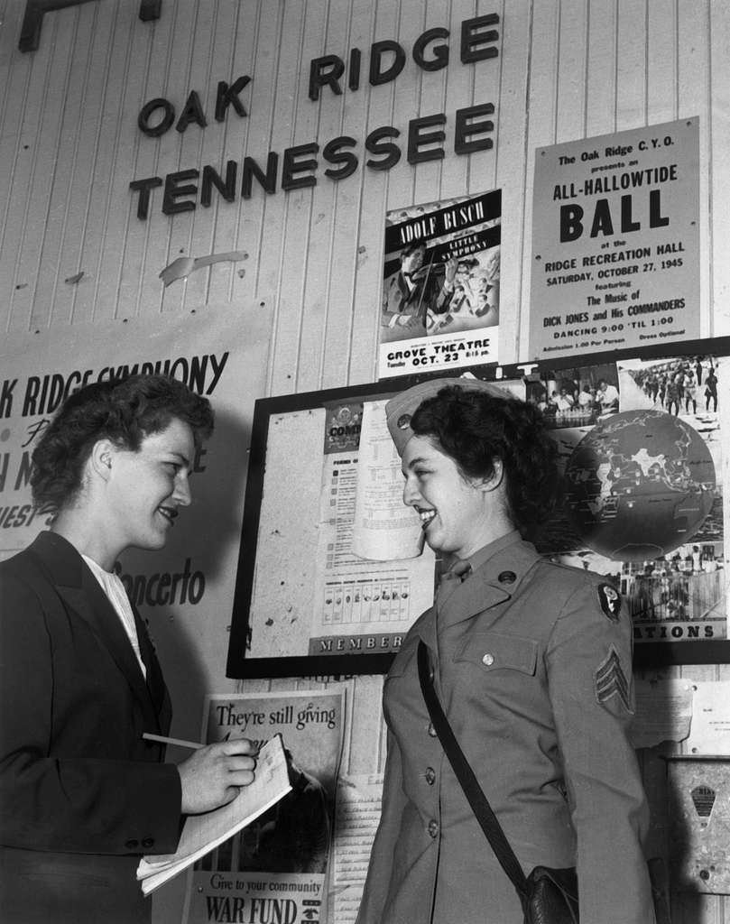 Lucia Carter Interviewing WAC Ruth Clancy Oak Ridge (7128930525) - PICRYL -  Public Domain Media Search Engine Public Domain Search