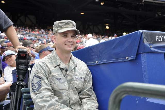 Atlanta Braves mascot, Homer, watches the celebration - NARA