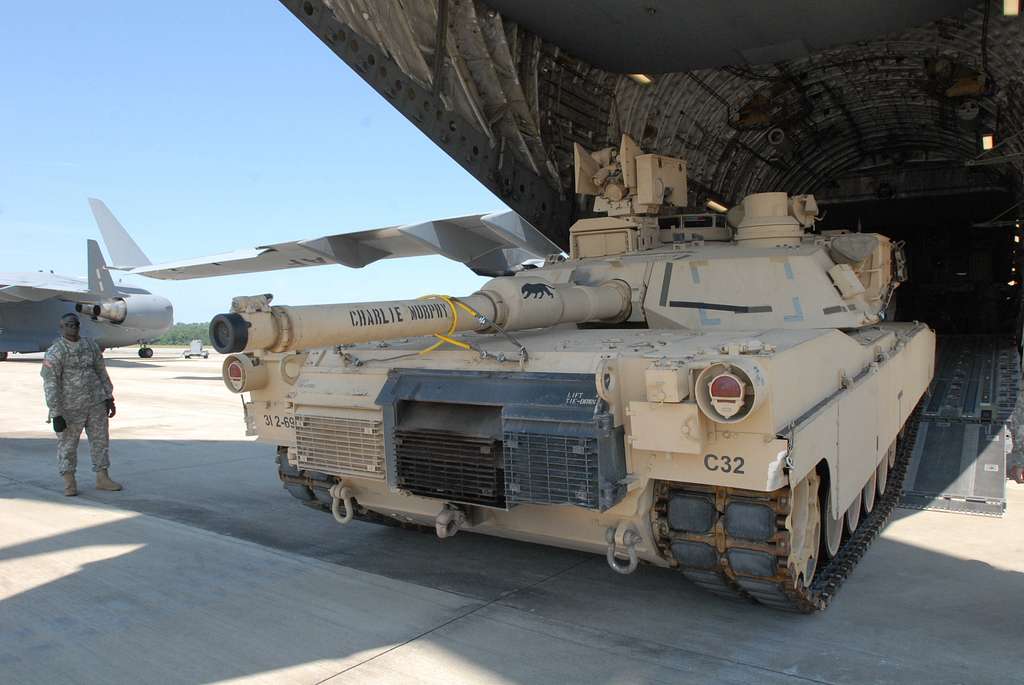 An M1A2 Abrams Tank belonging to Company C, 2nd Battalion, - NARA ...