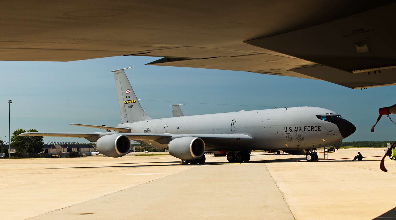 A KC135R assigned to the 459th Air Refueling Wing, - NARA & DVIDS ...