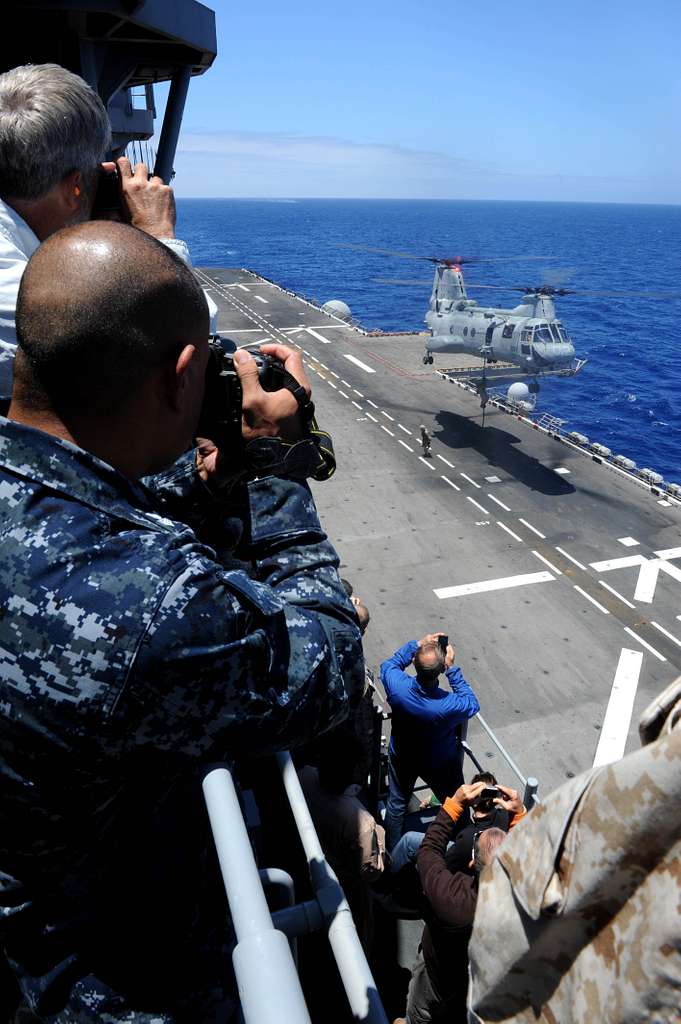 Sailors And Marines Aboard The Amphibious Assault Ship Picryl Public Domain Search 4892