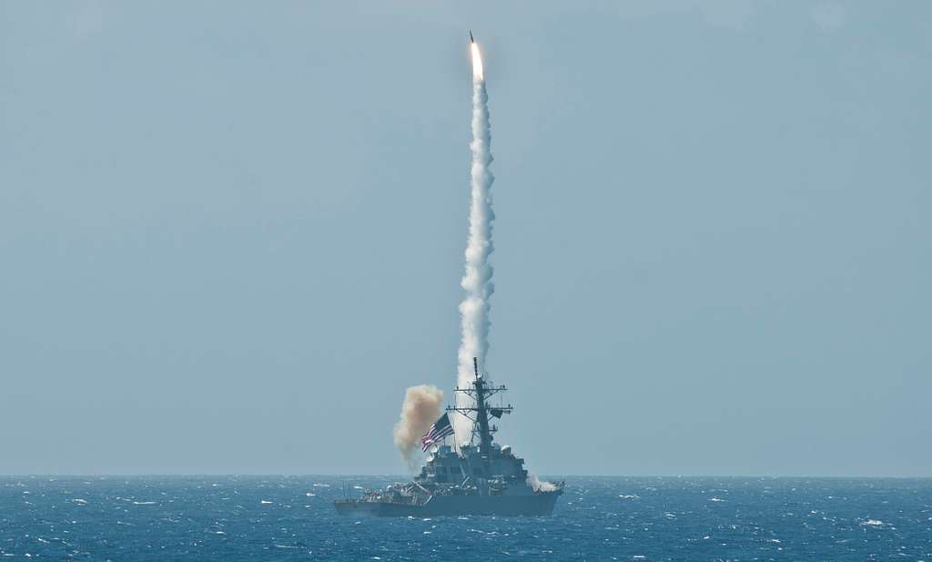 The Arleigh Burke-class guided-missile destroyer USS - PICRYL - Public ...