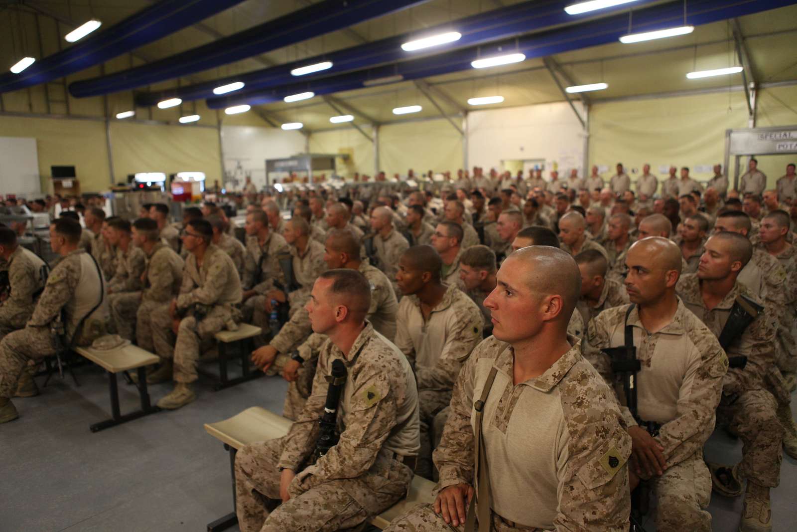 A Crowd Of Marines Listen As Gen. James F. Amos, The - Nara & Dvids 