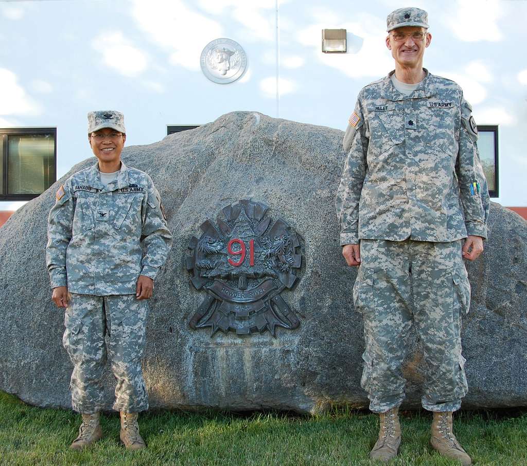 The 91st Training Division’s Officers Stand Proud - Nara & Dvids Public 