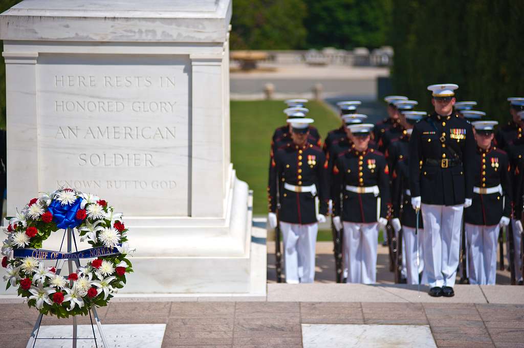 The Presidential wreath stands at the tomb of the 4th - PICRYL - Public  Domain Media Search Engine Public Domain Search