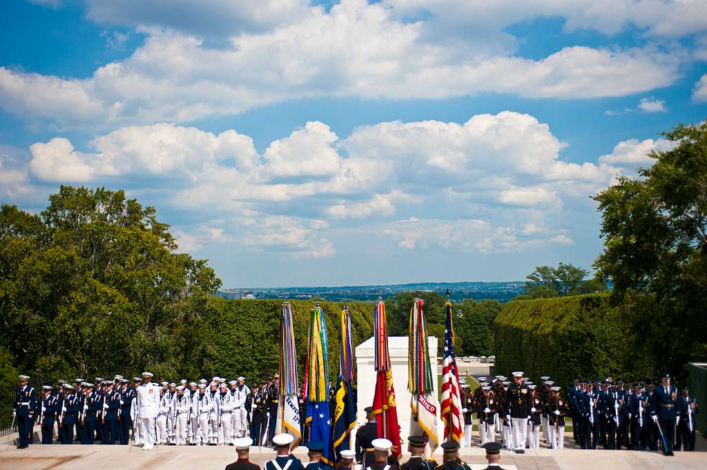 The Presidential wreath stands at the tomb of the 4th - PICRYL - Public  Domain Media Search Engine Public Domain Search