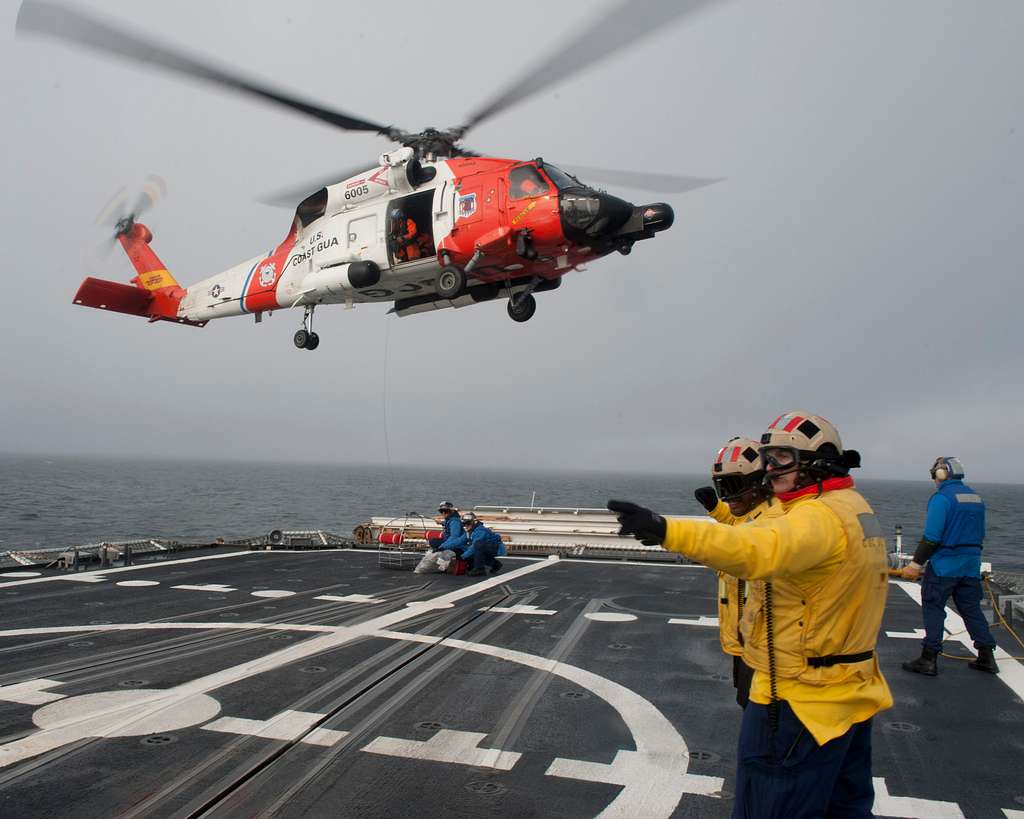 A MH-6o Jayhawk helicopter from Air Station Kodiak - NARA & DVIDS ...