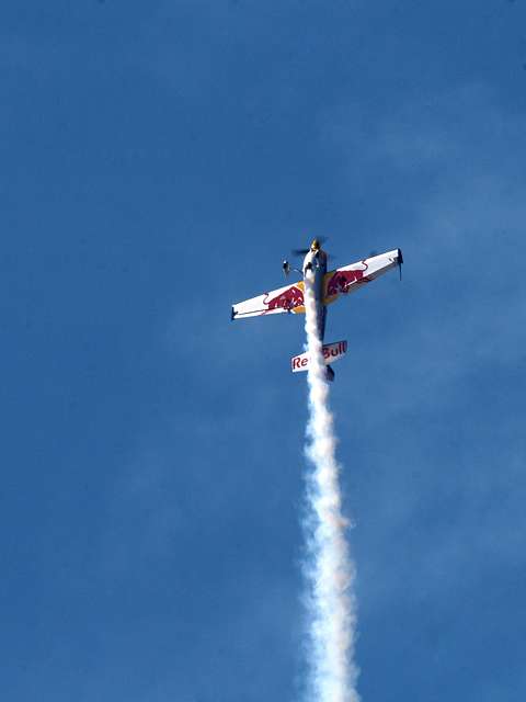 Kirby Chambliss Flies The Red Bull Aircraft During - Picryl - Public 