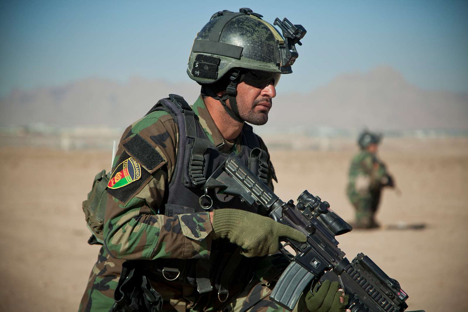 A commando with 9th Special Operations Kandak, Afghan - NARA & DVIDS ...