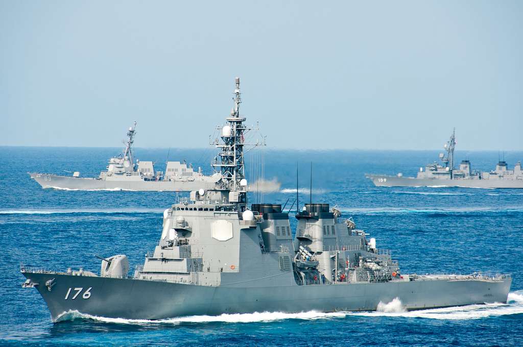 Japan Maritime Self Defense Fleet ship JS Chokai (DDG - PICRYL Public ...