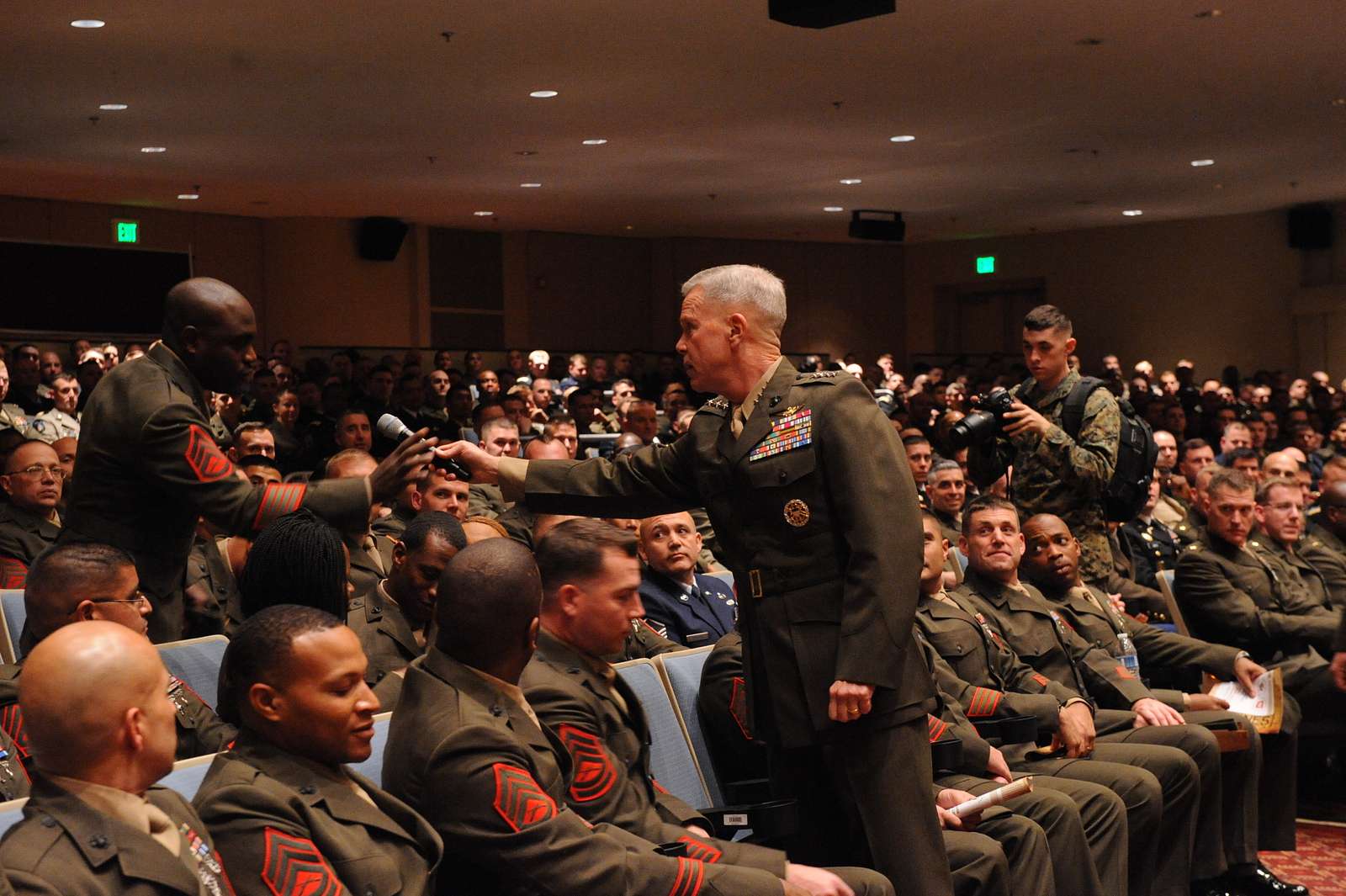 Gen. James F. Amos, Commandant Of The Marine Corps, - NARA & DVIDS ...