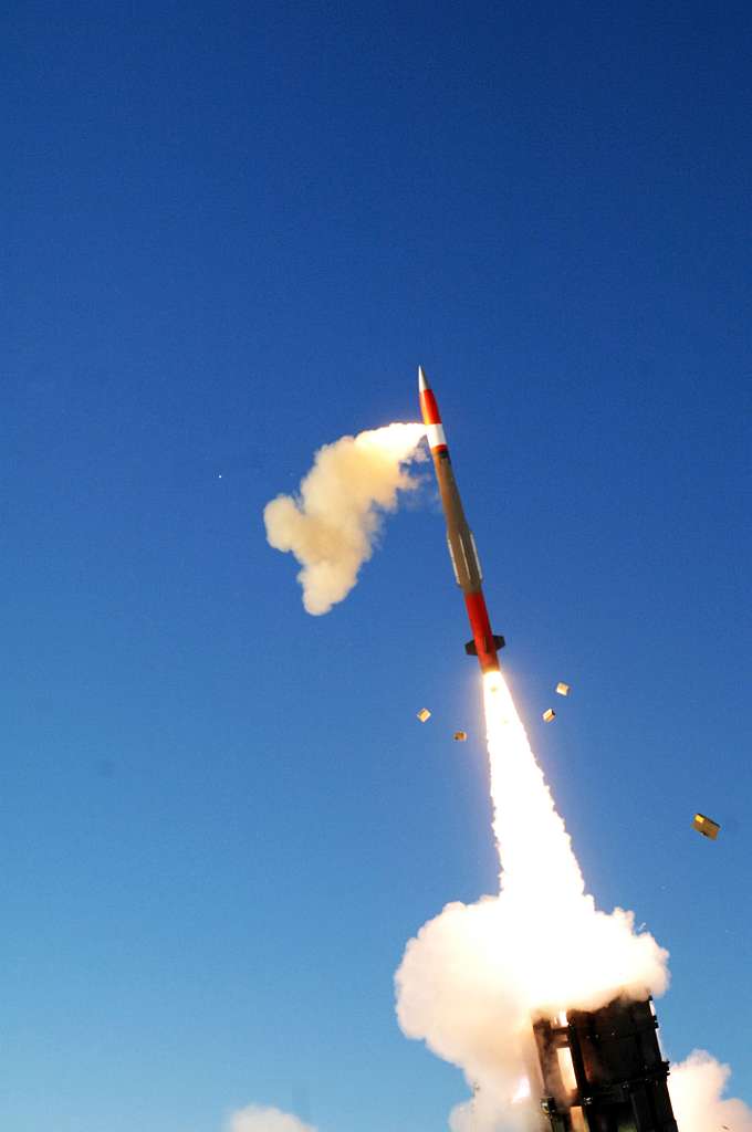 A Medium Extended Air Defense System missile is launched - PICRYL ...